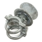  4-pack  3  Round Post X 2 1 2  Round Frame Steel Cantilever Roller