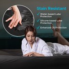 Black Waterproof Fitted Sheet King Mattress Protector Couple Nuru Massage 