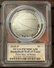 Two Coins  2020-p Basketball Hof  999 Silver  1 Pcgs Pr70dcam Fdoi   Naismith 