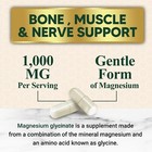 Magnesium Glycinate Supplement 1000mg - Heart  Nerves  Bone And Muscles Support
