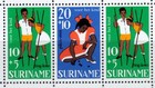 Suriname Semi-postal S s Variety Set Scott B139a B149a B169a B179a B213a Vf Mnh