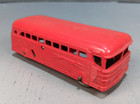 Vintage Nosco Plastics Wind-up Toy Greyhound Bus Red 4 