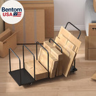 Metal Carton Stand  500lb Carton Storage Rack rolling Cardboard Box Stand  Heavy