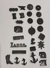 Vintage Embossed Tobacco Tags Lot Of 27   free Shipping 
