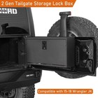 Jk Tailgate Table Lock Box Outdoor Storage For 2016 2017 2018 Jeep Wrangler Jk