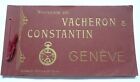 Vacheron Constantin Geneve Booklet 1900 s Advertising Book By Charnaux Freres