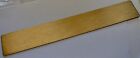 Vintage Solid Brass Six Inch Ruler Shiny New Old Stock