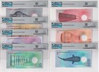 Maldives Set 7  5 -1000 Rufiyaa 2015 Matching P A26-p31 Gem Unc Pmg 64 65 66 Epq