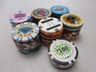 66 Casino Gaming Poker Chip Lot Las Vegas  1 New   Used Chipco Paulson Clay Room