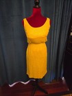 Marilyn Monroe Owned Worn Sleeveless Yellow   Sequin Dress From Sydney Guilaroff