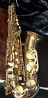 Unbranded Alto Saxophone  Gold  Good Condition Everything Included