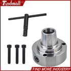 Findmall 5  5c Collet Chuck Closer Lathe Plain Back Use 5c Collet 0 0006 Tir New