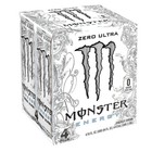 New Monster Energy  Zero Ultra  Sugar Free Energy Drink  4 Pack - 16 Fl Oz