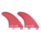 Fcs Sa-1 Honeycomb Twin Surfboard Fins 4 1 8  Red