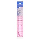  8ths 6-inch Beveled Transparent Ruler     Clear 6 Inches  single  B-50