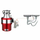1000ml Kitchen Food Waste Processor Sewer Garbage Disposal Crusher 4200rpm 220v-