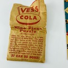 Vess Cola 9 Piece Mystery Puzzle Game Soda Advertising Vintage Complete 1950s