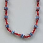 Powwow Regalia Chevron Bead Necklace Native American Style 