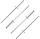 100pcs Aluminum Pop Rivets 1 8  X 3 8  Diameter X Grip Length  Dome Head Blin   