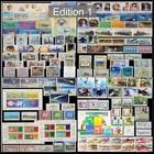 Worldwide Stamp Collection Mint -1200 Stamps In 386 Full Sets From 130 Countries