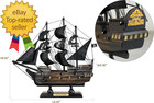 Sailingstory Wooden Pirate Ship Model Black Pearl Sailing Ship Decor10  Handcraf