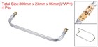 4pcs Metal Purse Frame 12  Kiss Lock Clasp For Diy Purse Handle