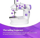  maquina De Coser Electrica Compacta Peque  a Portatil Con Tabla Y Kit De Hilos  