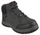 Skechers Boot Work Black Women Shoe Memory Foam Slip Resistant Safety Toe 108004