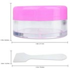 240pcs 10g 10ml Makeup Cream Cosmetic Pink Sample Jar Containers With Spatulas