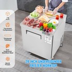 Uimoso 28 w Commercial Undercounter Freezer Sandwich Salad Prep Table 7 4 Cu  Ft