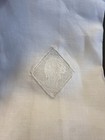 Antique French Linen lace Figural Panel Victorian Gibson Girl Tea Towel
