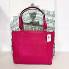 Coach F34497 Crossgrain Leather Pocket Tote Cranberry