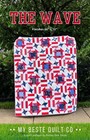 The Wave Quilt Kit Featuring Patriotic Fabric