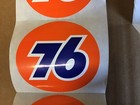 10 Union 76 Stickers 