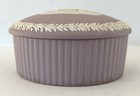 Wedgwood Lavender Jasperware Round Trinket Box Pegasus