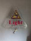 Rare Vtg 1983 Blatz Beer Transparent Lighted Sign 14   x14 25   x3    Works 