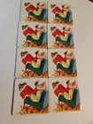 Lot Of 8 Coca Cola Cork Back Santa Claus   Fawn Coasters  Coke 2000 3 5 Vintage 