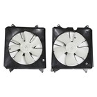 2pcs Ac Condenser Radiator Cooling Motor Fan For 2013-2017 Honda Accord Touring