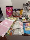 Large Lot Christmas Scrapbooking Junk Journaling Supplies Stamps Paper Crafts