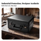 Container With Combination Lock Portable Aluminum Carrying Container Heavy-duty