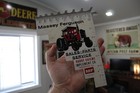 Scarce 1960s Massey Ferguson Bolt Drill Gauge Painted Metal Dealer Promo Sign