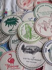 Vtg Lot 70  Absorbent Paper Coasters Restaurants  Bars  Travel   More Nos