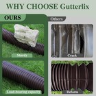 Gutterlix 3x Flexible Gutter Downspout Extensions  21 -67  Extendable