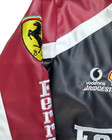 90   s Original Red Embroidered Vintage F1 Racing Leather Motorbike Riding Jacket