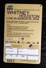 Whitney Houston Vintage 2004 Thailand Concert Ticket Card Mega Rare   
