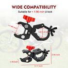 U-lock Holder Bike Lock Bracket All Metal Securely U Lock Mount Clamp Heavy Duty