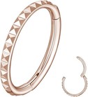 316l Surgical Steel Hinged Nose Rings Hoop 20g 18g 16g 14g  Diameter 6mm To 1   