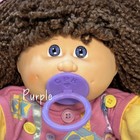 Lot Of 4 Best Pacifiers Cabbage Patch Kids Doll Pink Purple White Yellow Paci