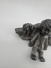 Ricker Pewter Figurine Dog boy Nap Time