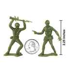 Timmee Processed Plastic Army Men 48pc Od Green Tim Mee Toy Soldier Figures Usa